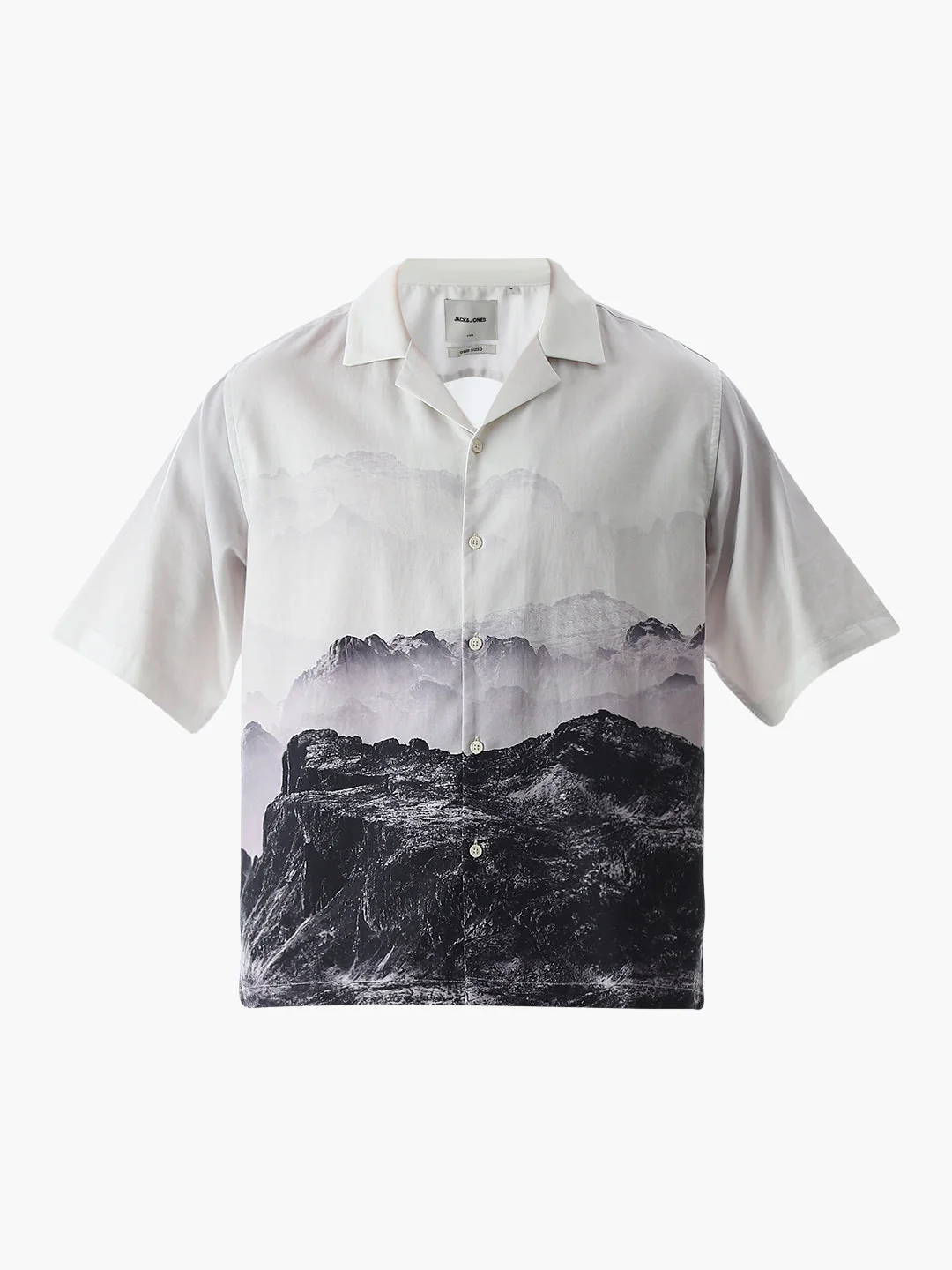 Mountain Print Cotton Shirt - Image 7