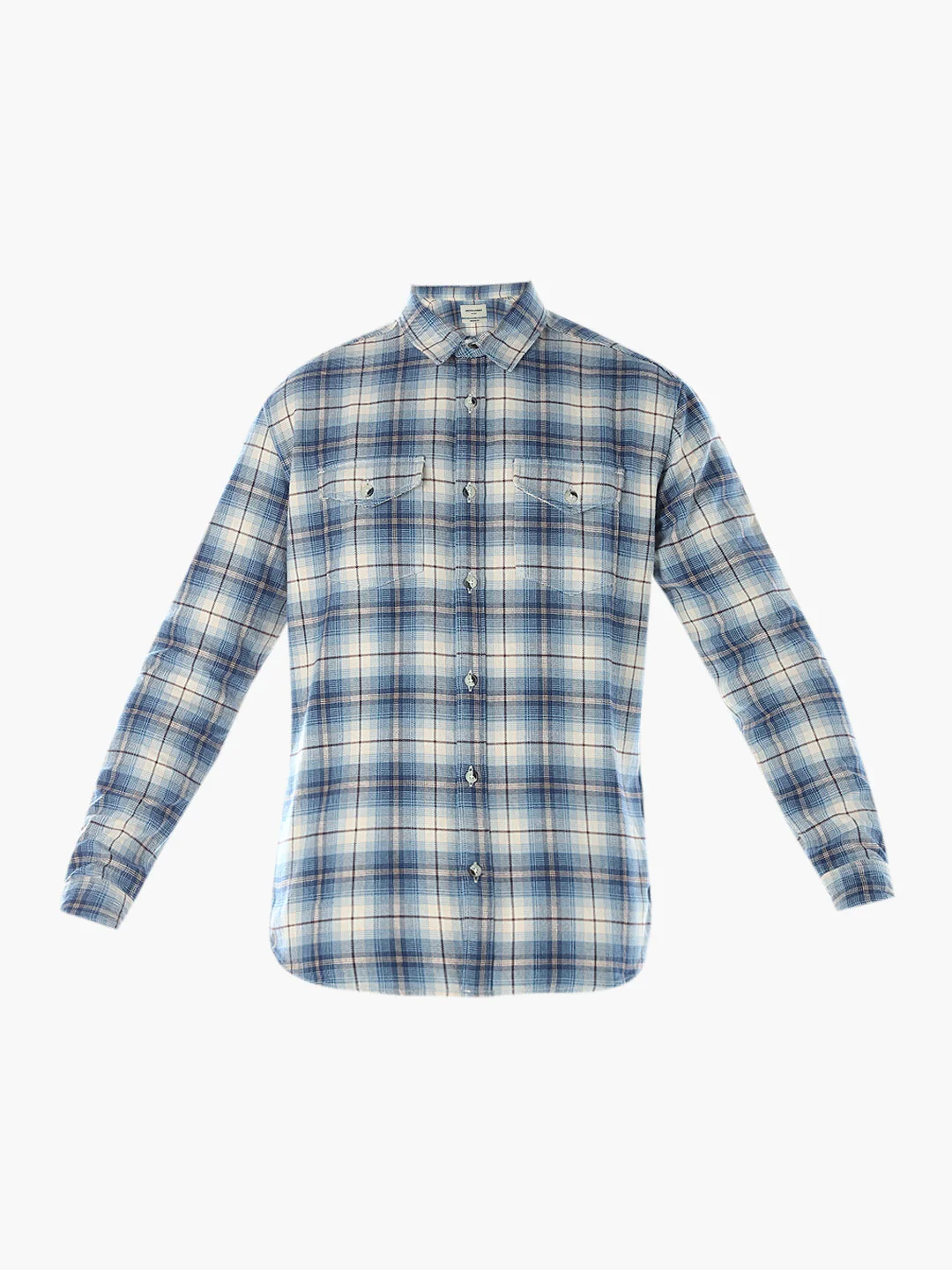 Check Cotton Oversized Shirt - Image 7