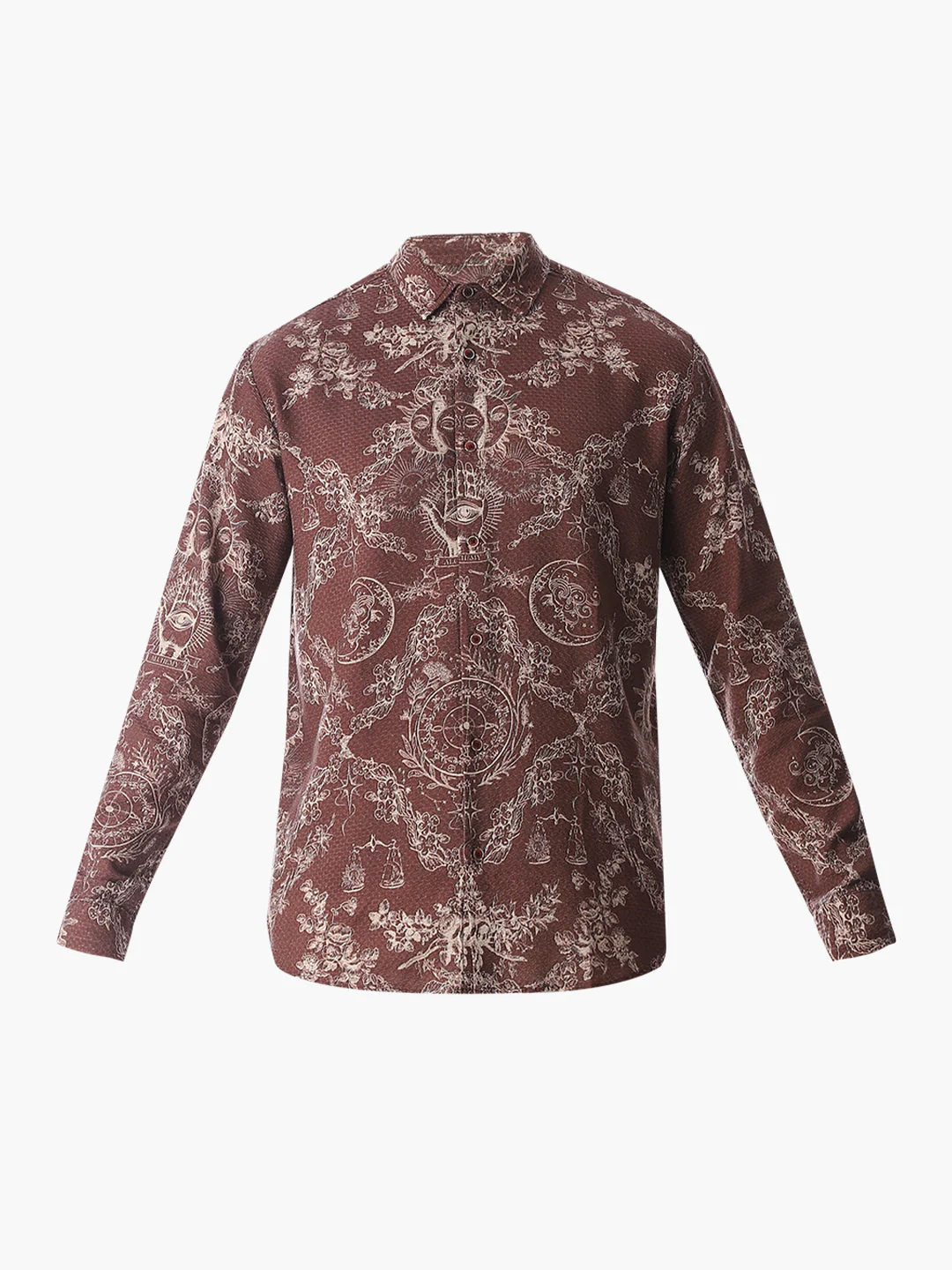 Cosmic Print Cotton Shirt - Image 7