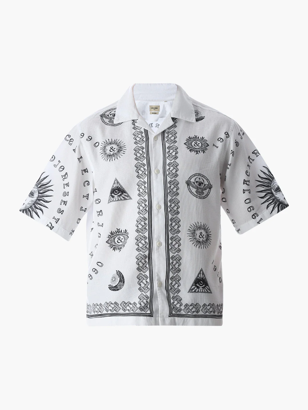 Printed Cotton Oversized Shirt - Image 7