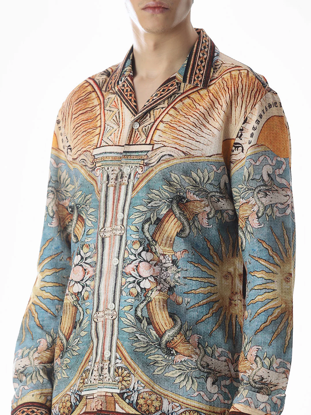 Multi-Colour Printed Cotton Shirt - Image 5