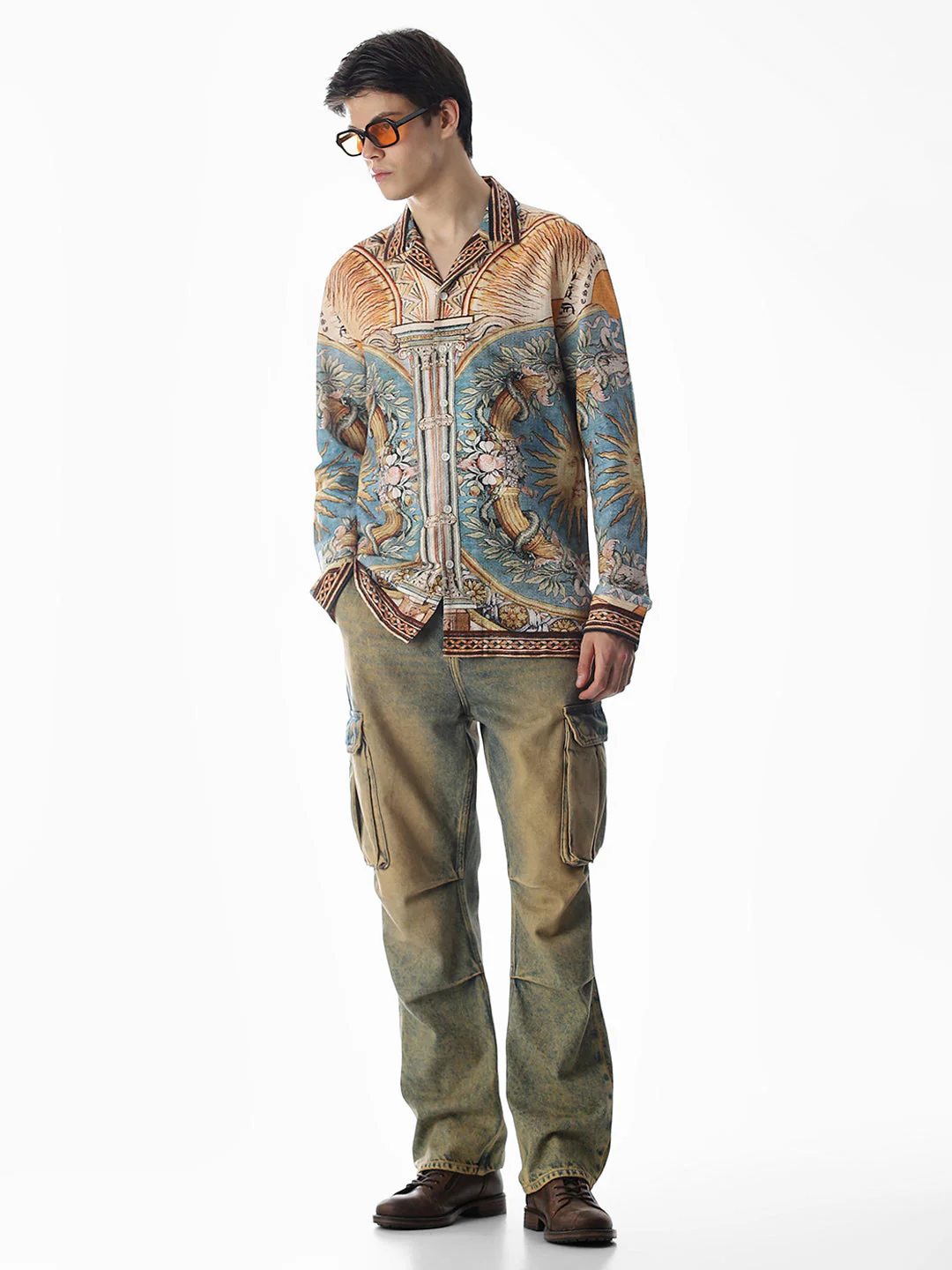 Multi-Colour Printed Cotton Shirt - Image 6