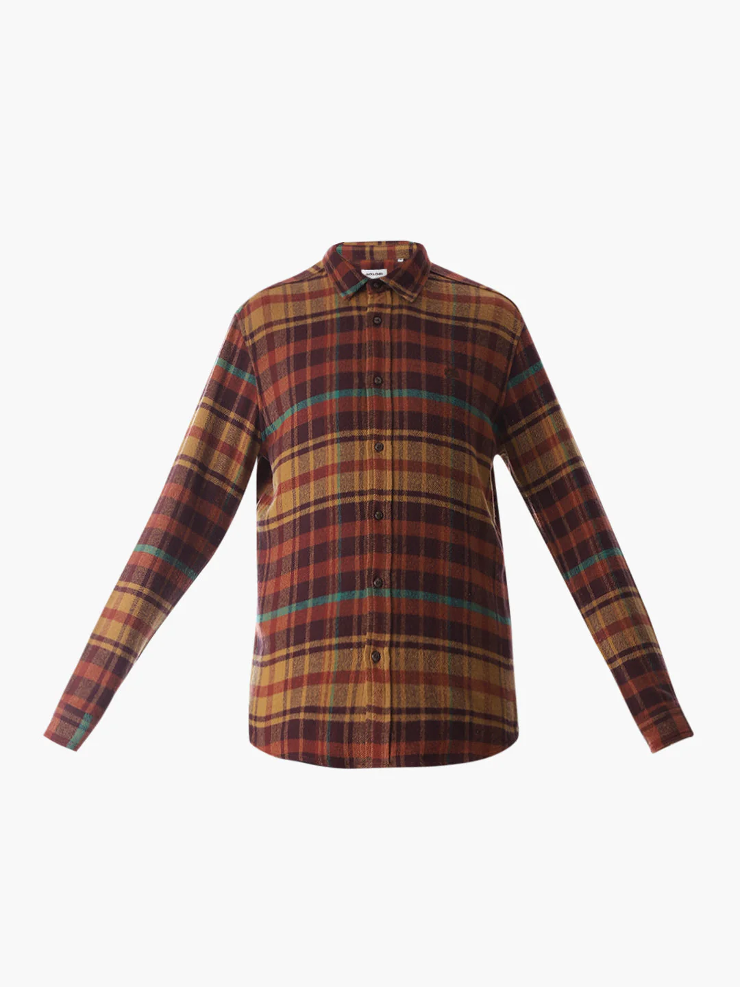 Red Check Cotton Shirt - Image 7