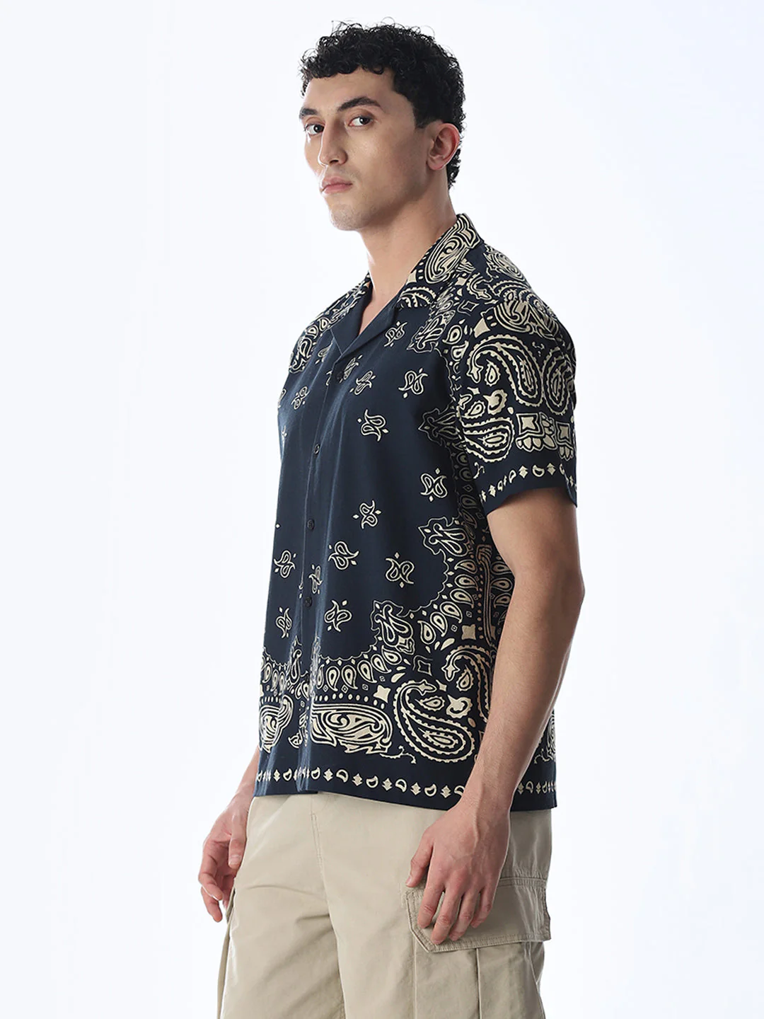 Printed Oversized Shirt - Image 3