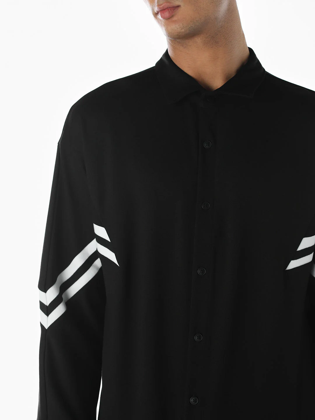 Printed Rayon Blend Knit Shirt - Image 5