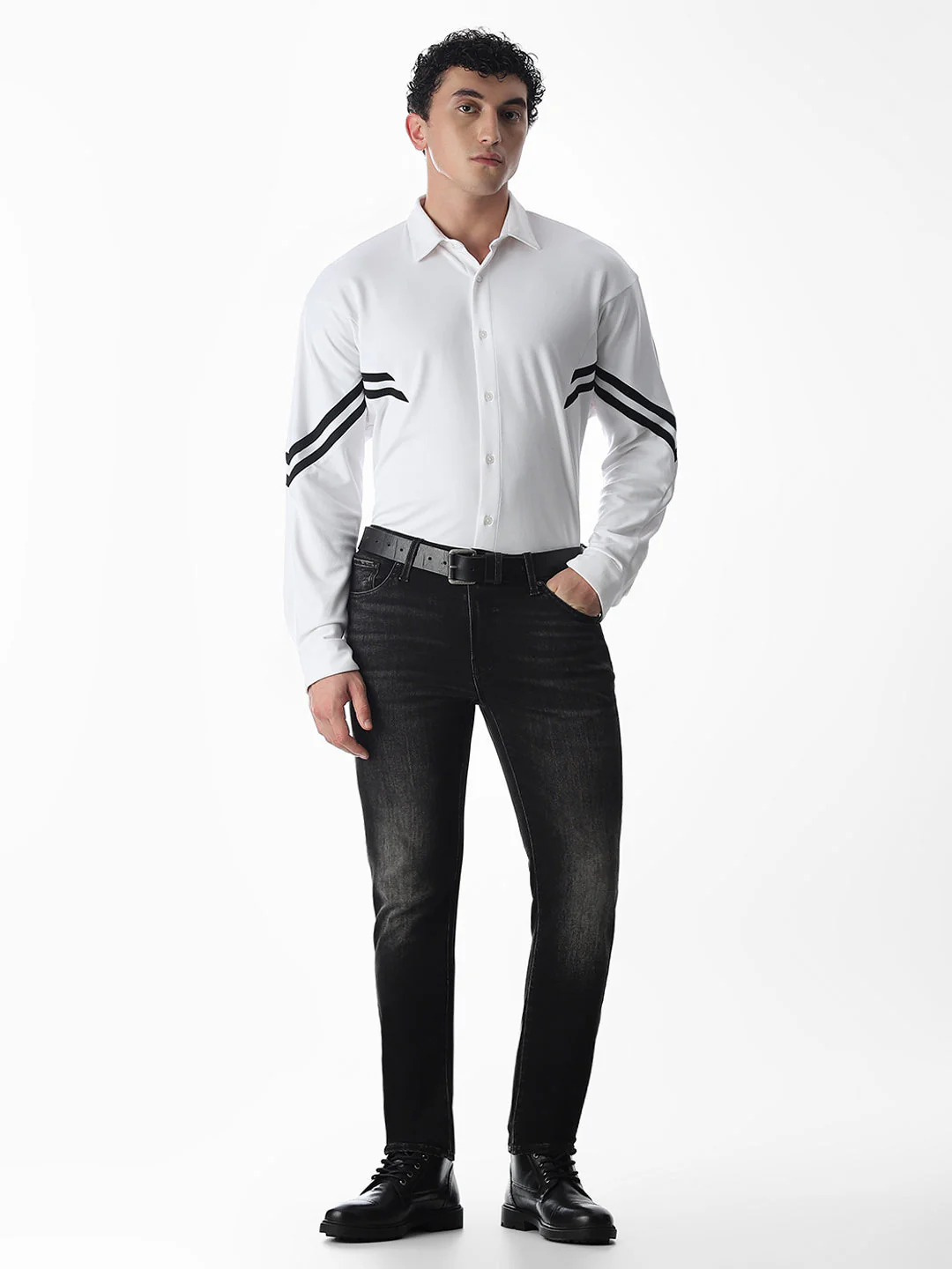 Full Sleeves Oversized Shirt - Image 6