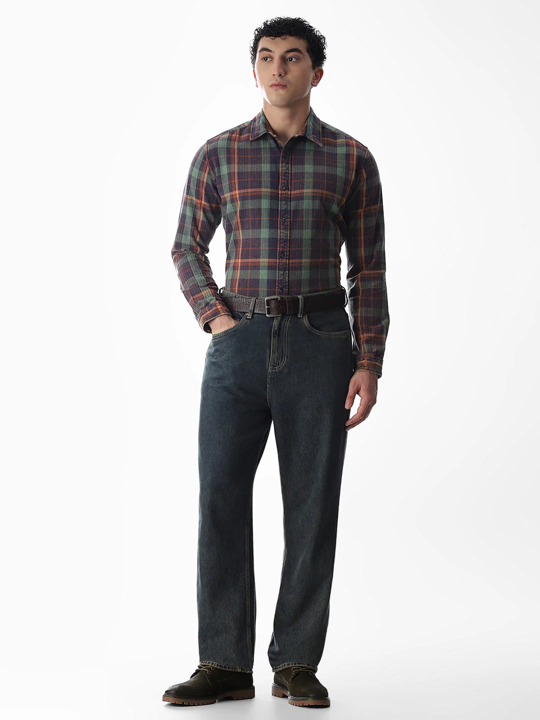 Multi-Colour Check Cotton Shirt - Image 6