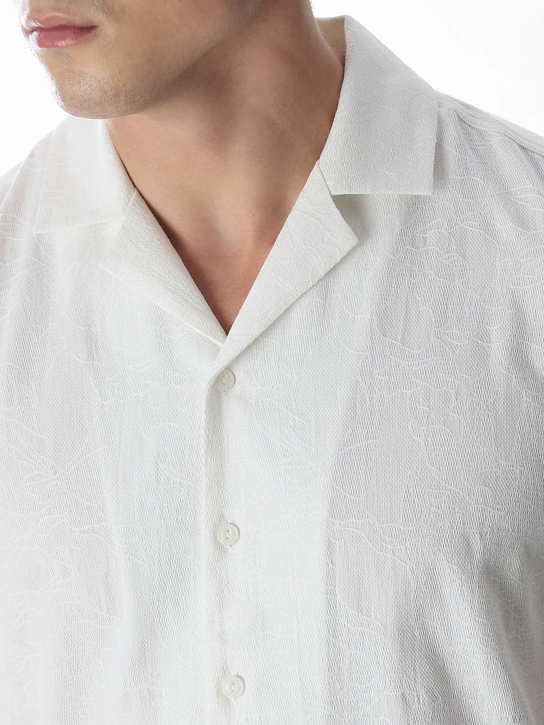 Jacquard Short Sleeves Shirt - Image 5