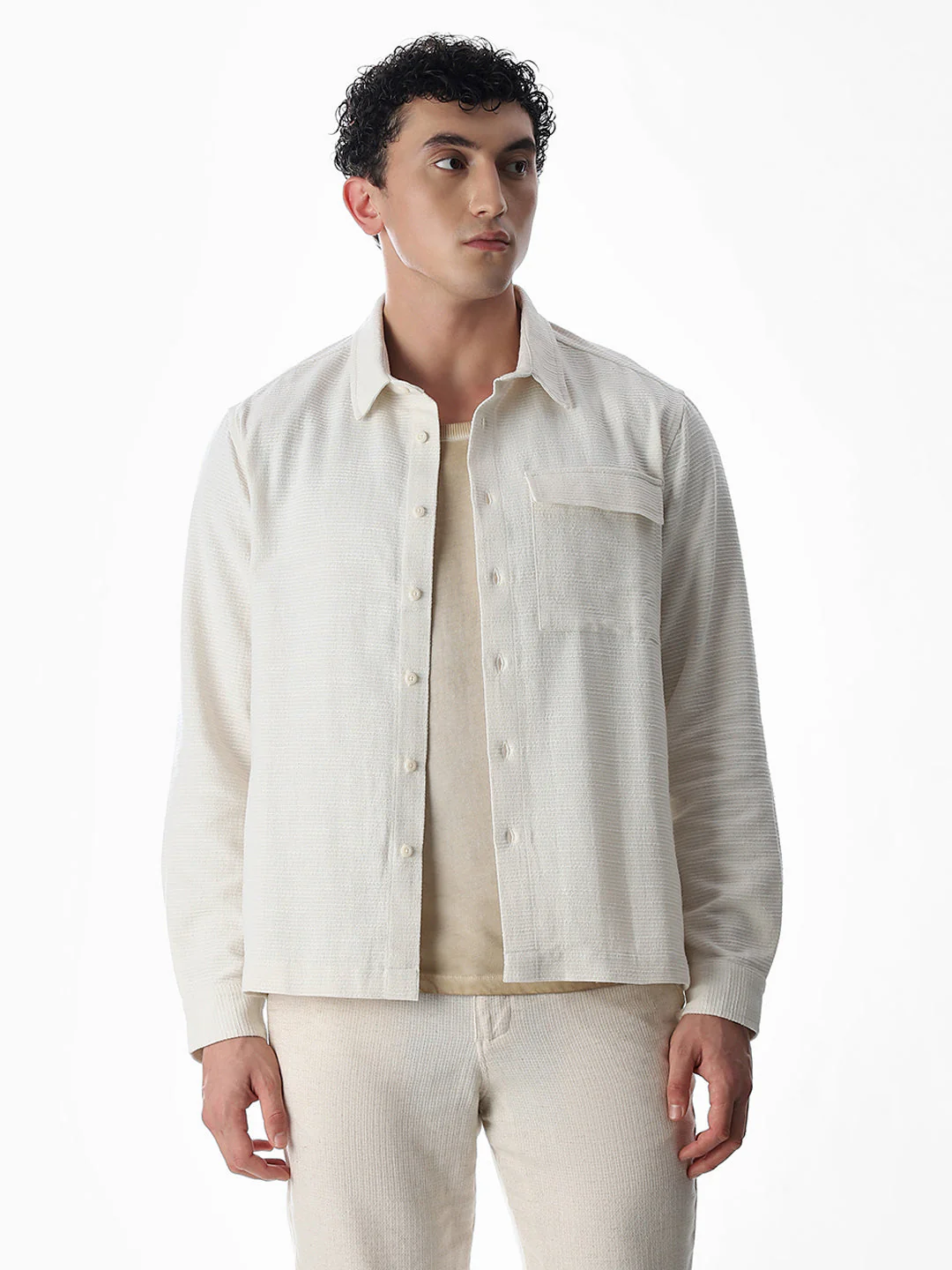 Embroidered Cotton Oversized Shirt - Image 2