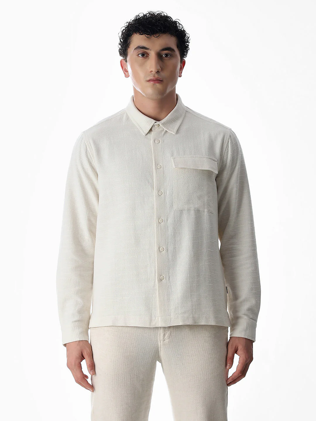 Embroidered Cotton Oversized Shirt - Image 8
