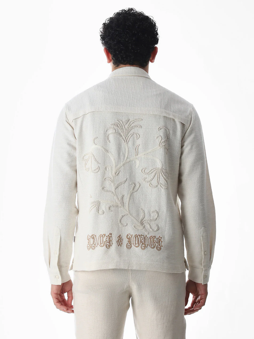 Embroidered Cotton Oversized Shirt - Image 9
