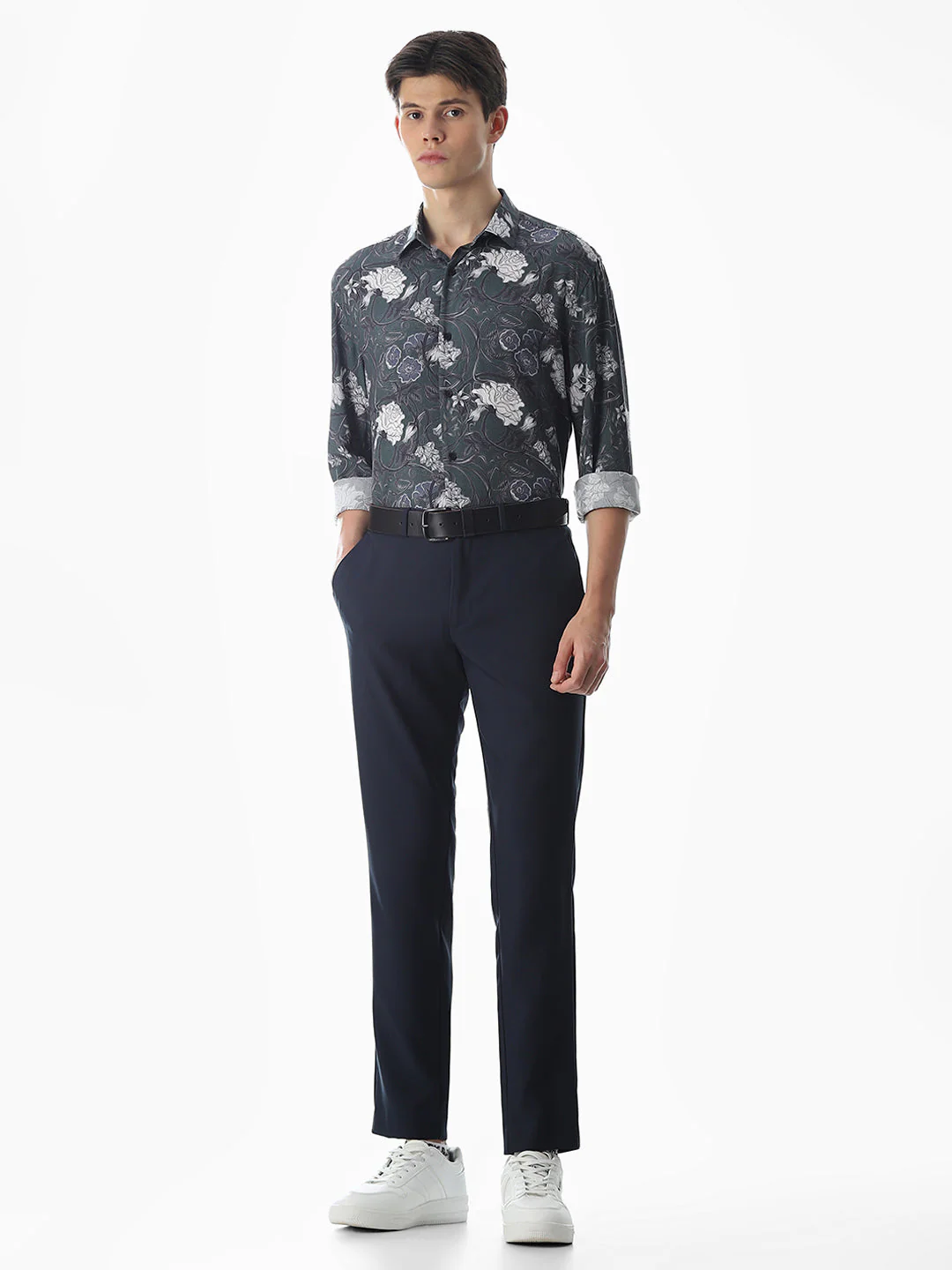 Green Printed Cotton Shirt - Image 6