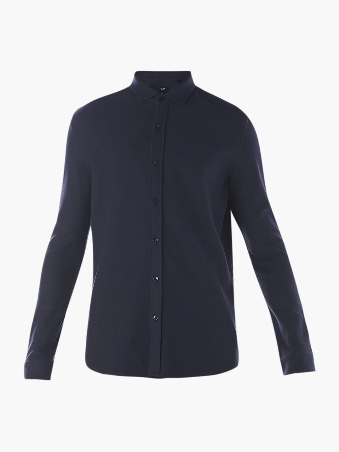 Slim Fit Knitted Cotton Shirt - Image 7