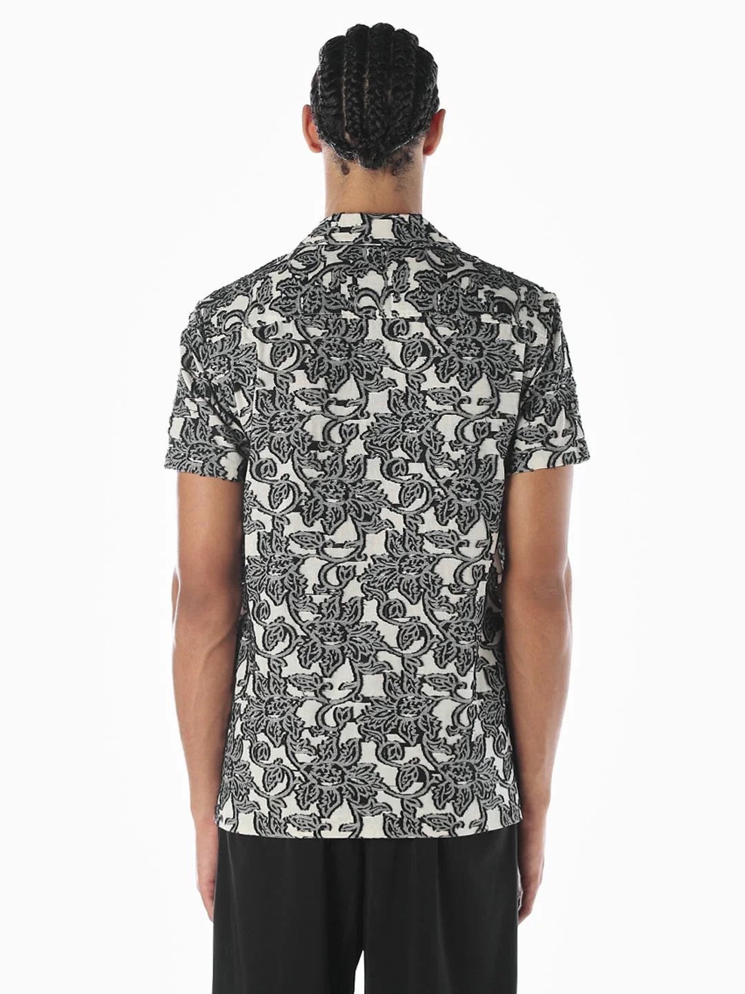 Jacquard Printed Comfort Fit Shirt - Image 4