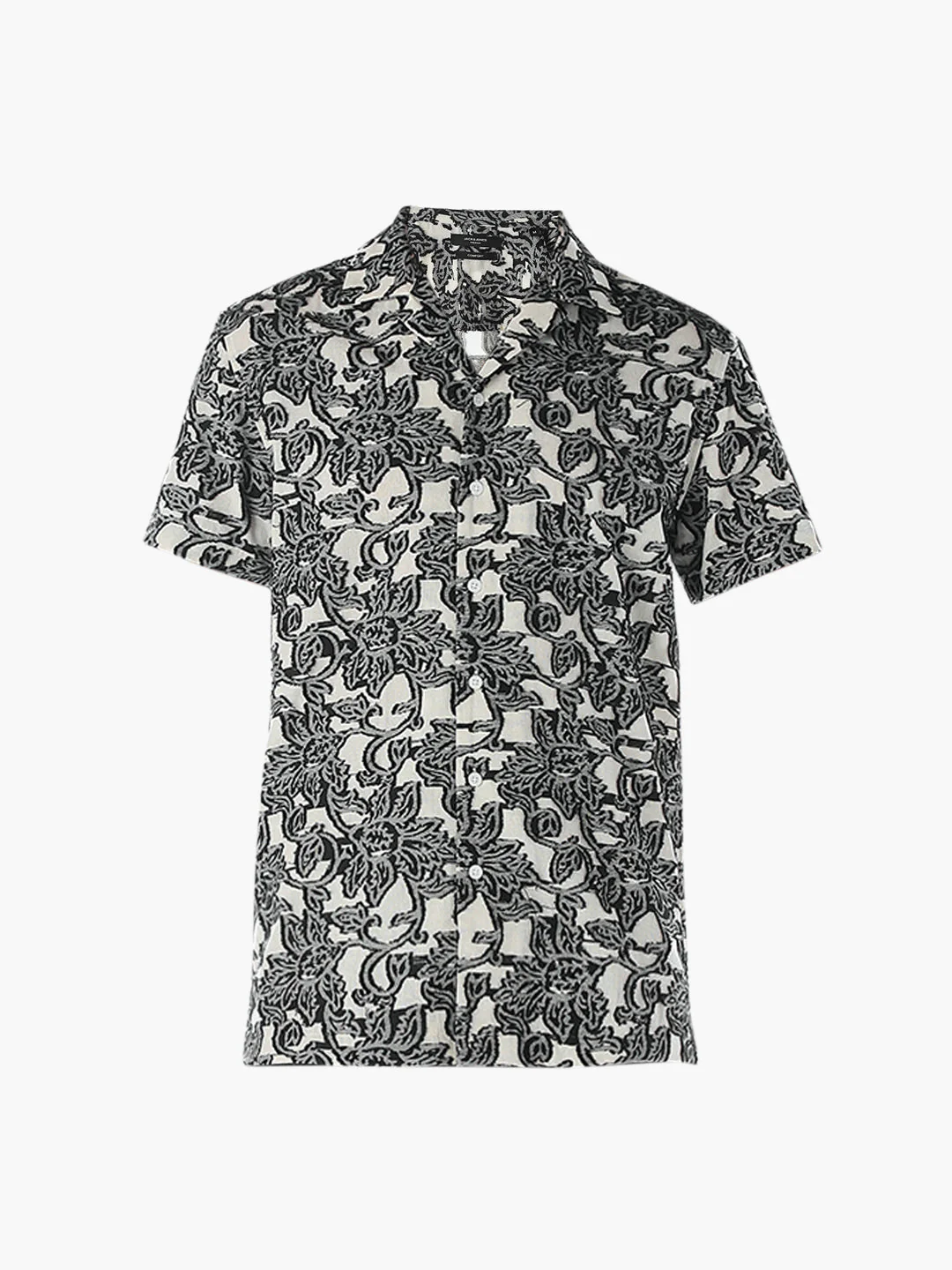 Jacquard Printed Comfort Fit Shirt - Image 7