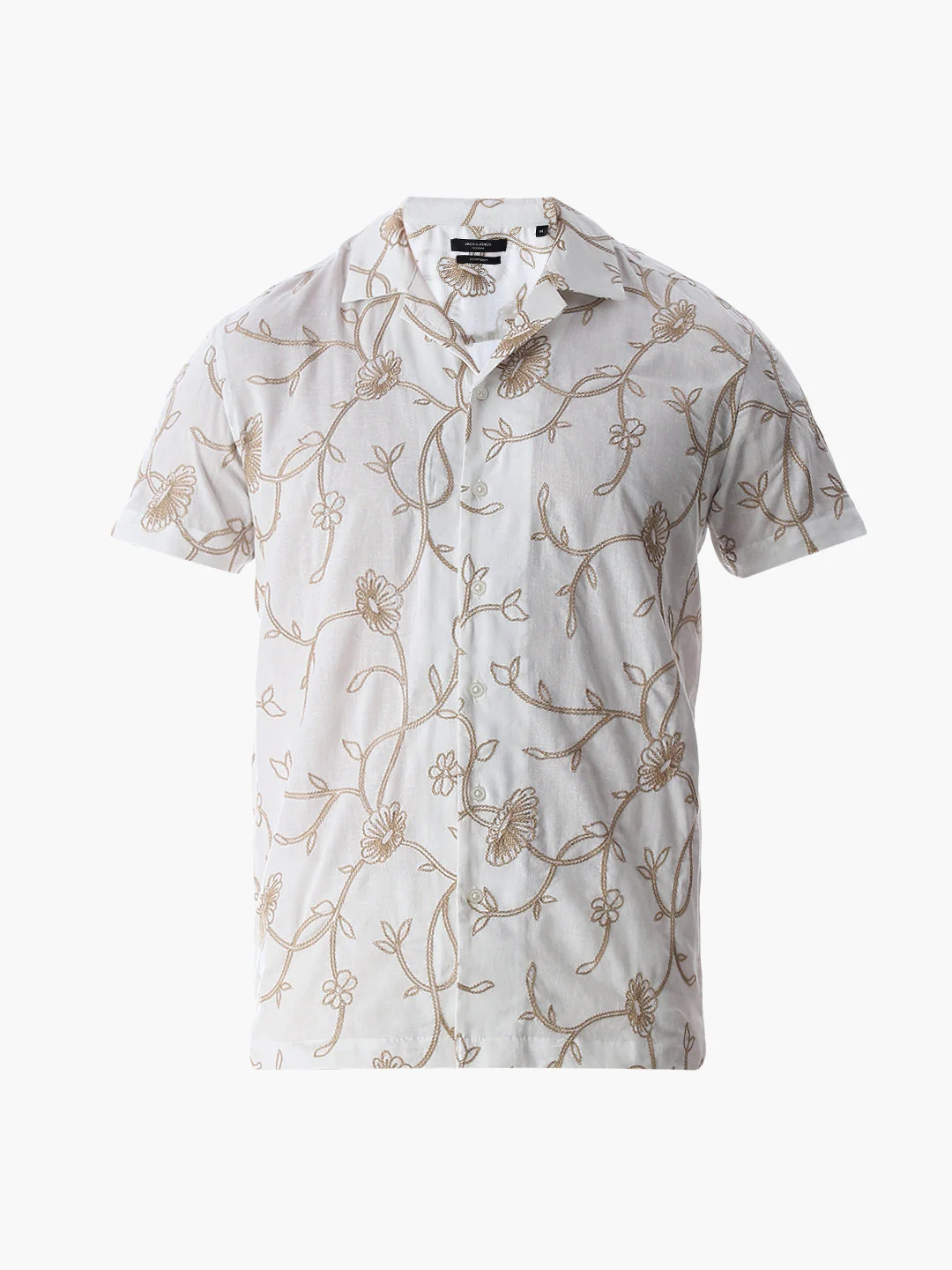 Embroidered Cotton Comfort Fit Shirt - Image 7