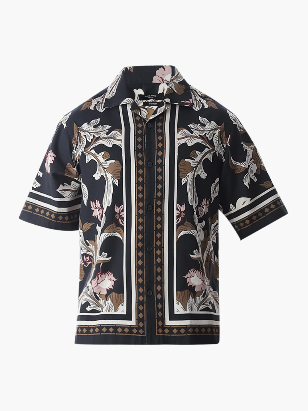 Printed Oversized Short Sleeves Shirt - Image 7
