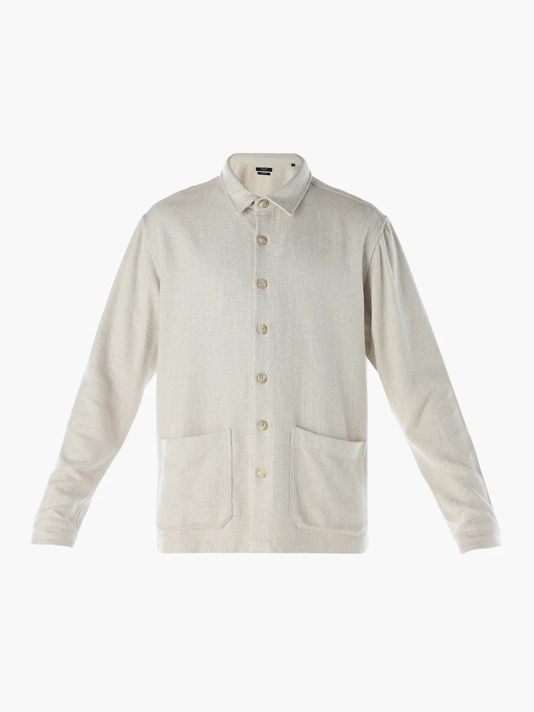 Beige Linen Blend Oversized Shirt - Image 7