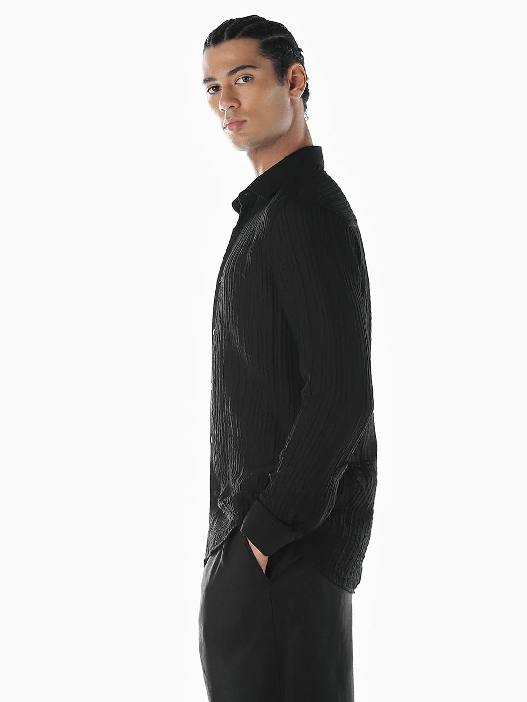 Dobby Slim Fit Shirt - Image 3