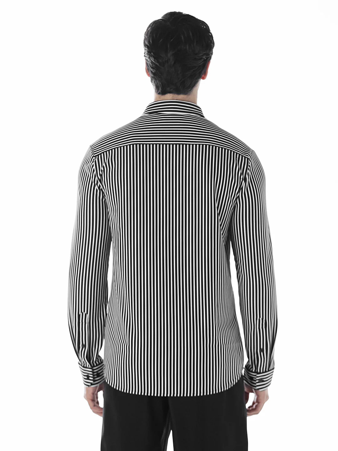 Striped Slim Fit Shirt - Image 4