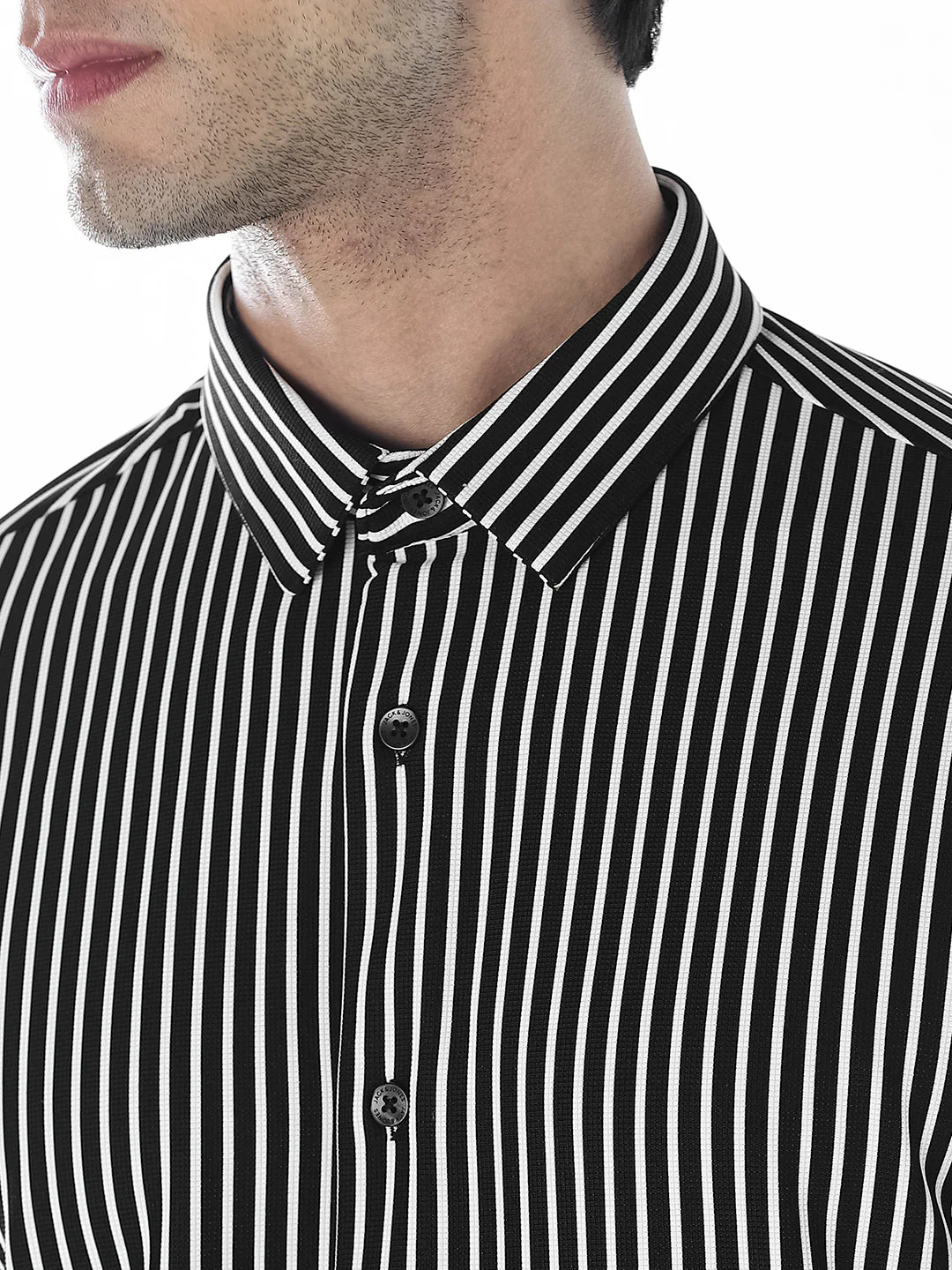 Striped Slim Fit Shirt - Image 5