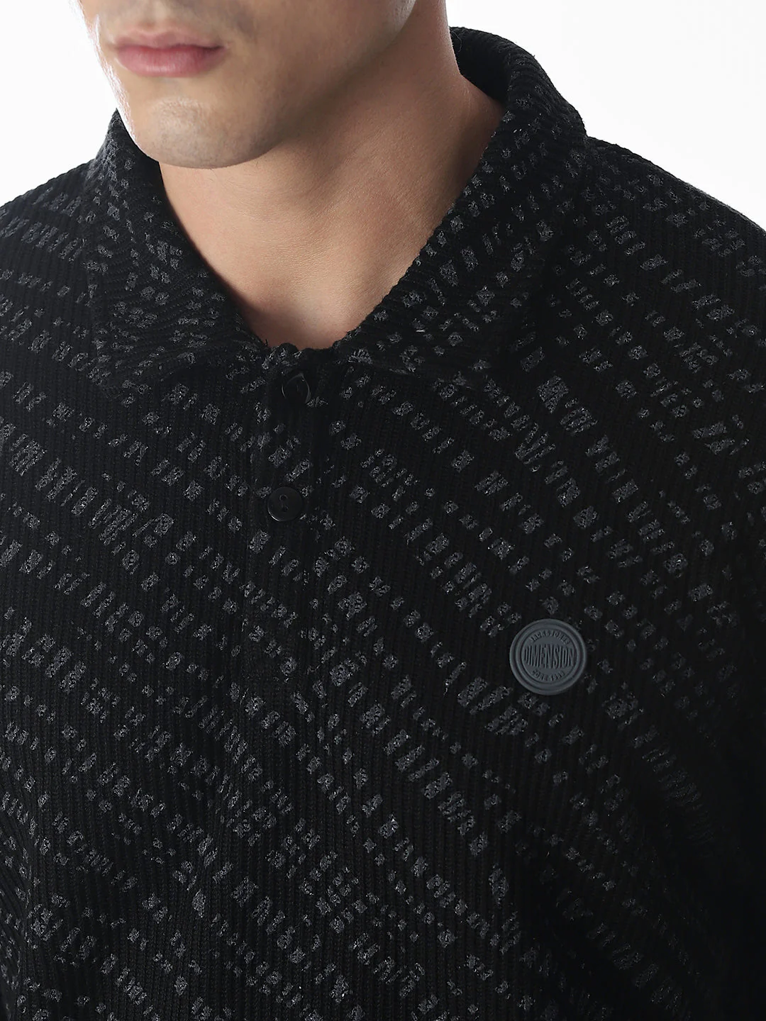 Printed Oversized Cotton Polo - Image 5