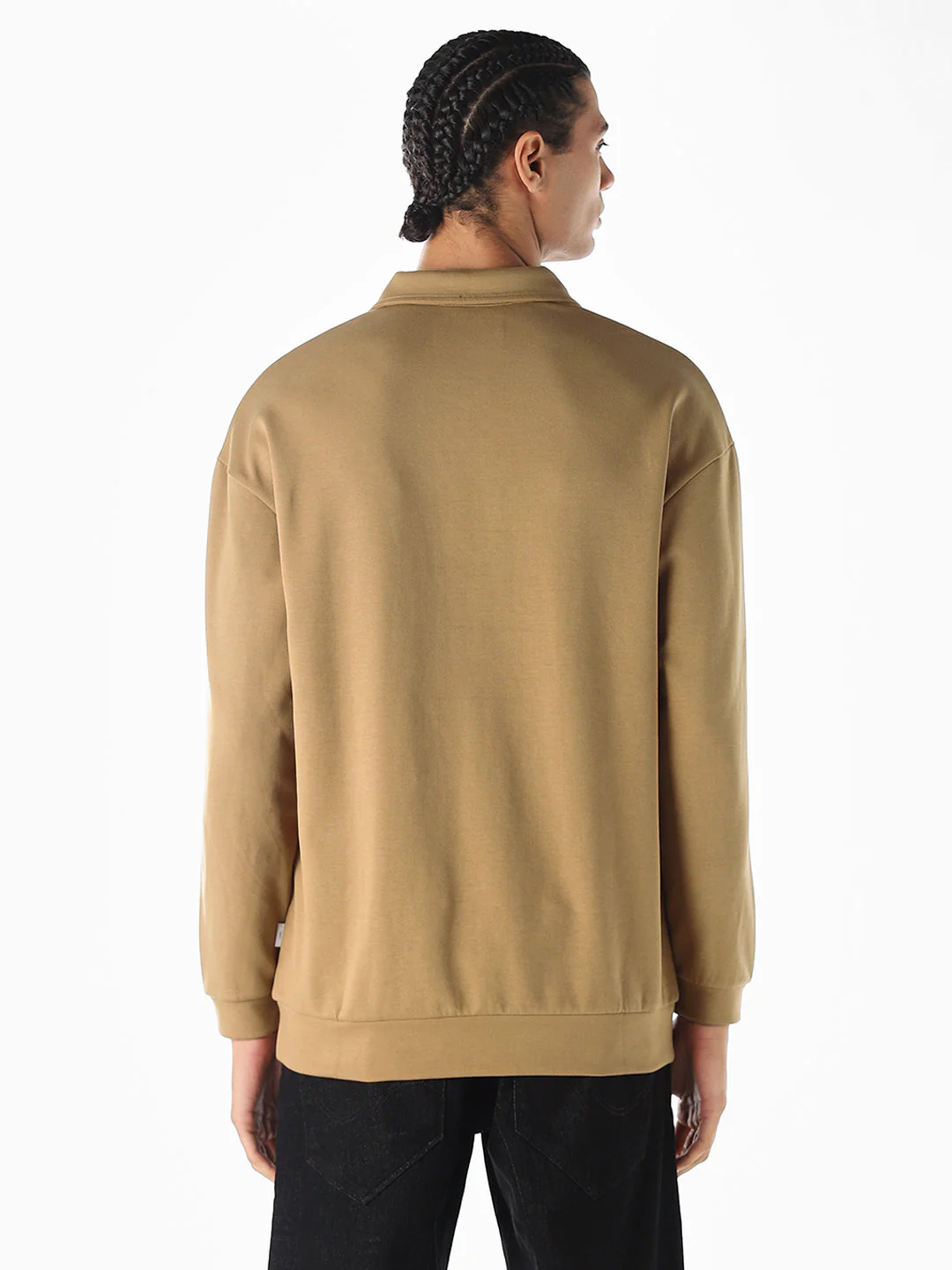 Cotton Oversized Sweat-Polo - Image 4