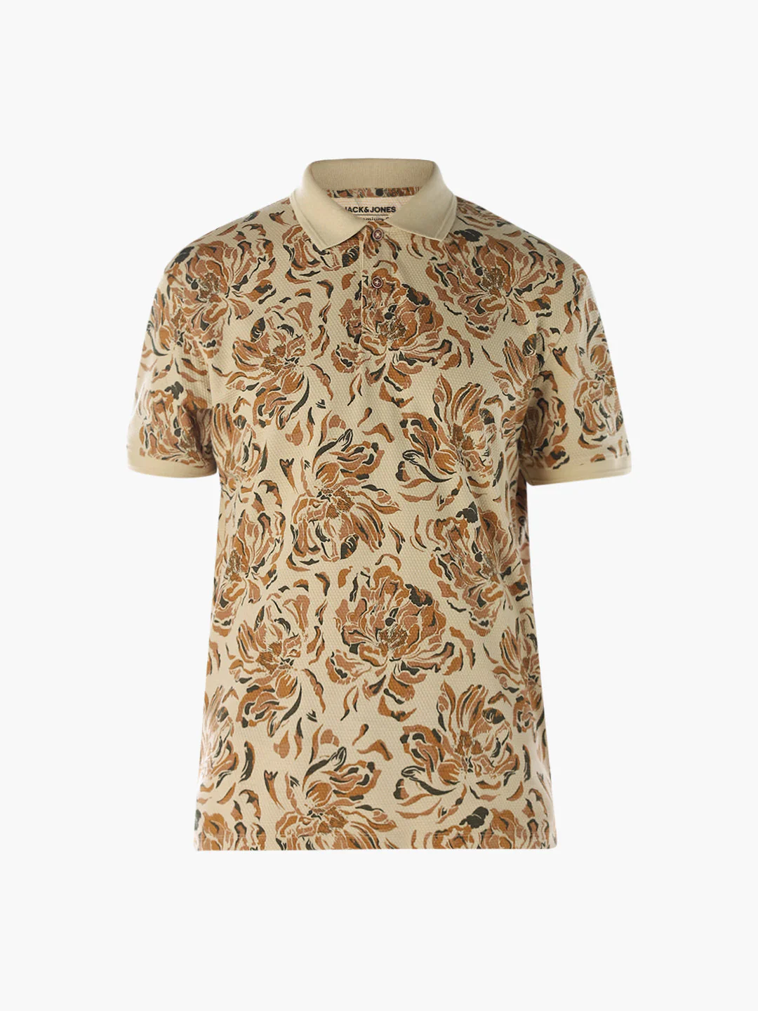 Floral Print Cotton Polo - Image 7