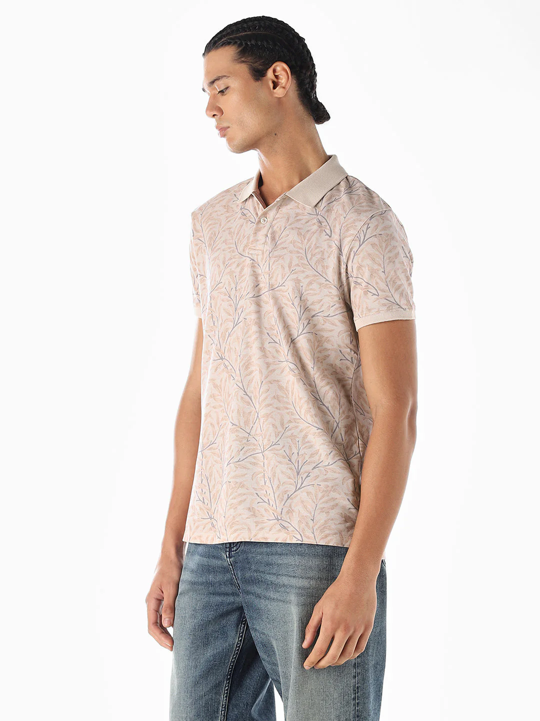 Printed Regular Fit Polo - Image 3