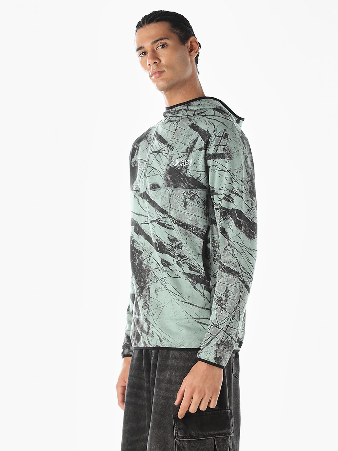 Printed Hooded Sweatshirt - Image 3