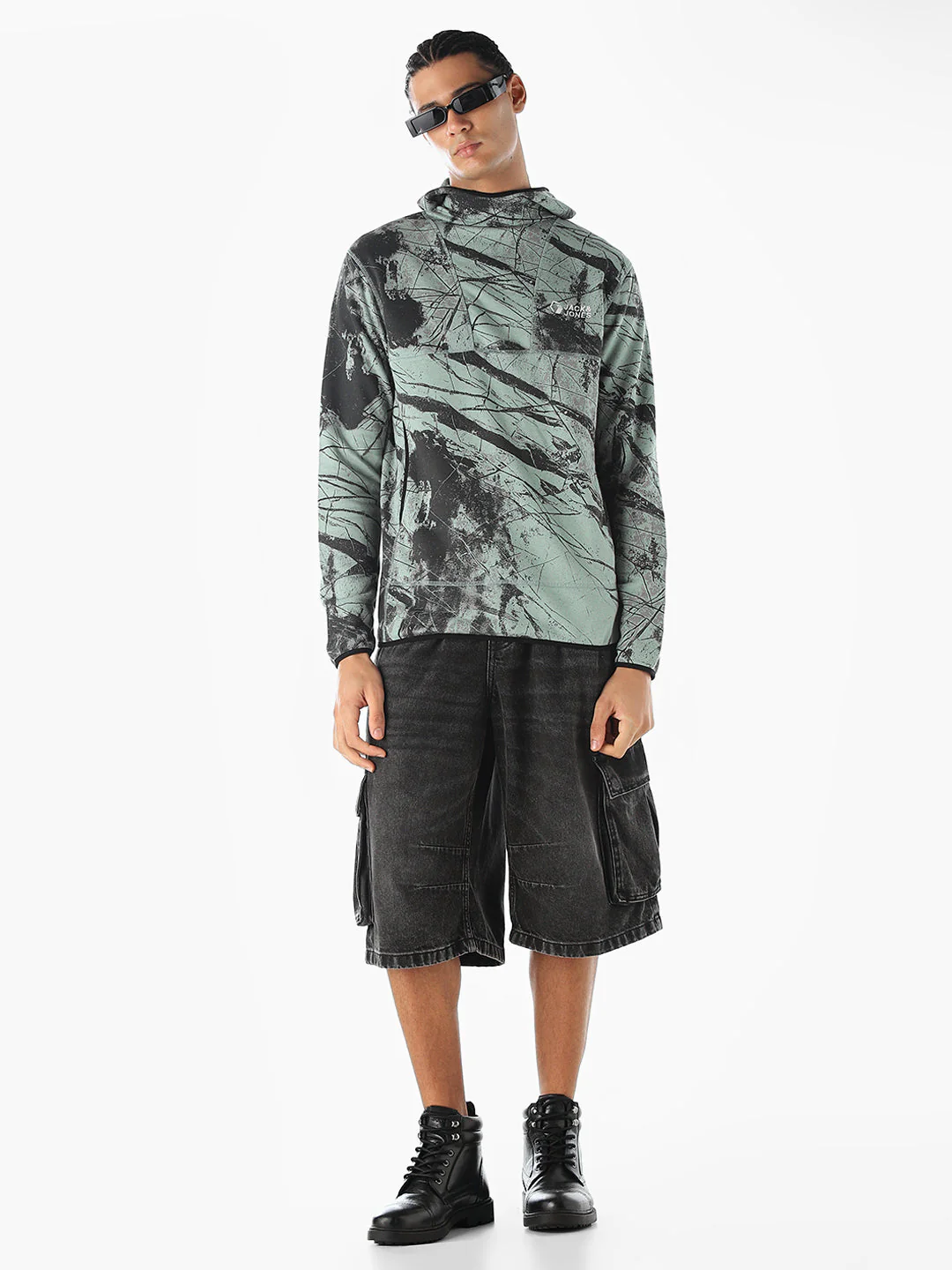 Printed Hooded Sweatshirt - Image 6