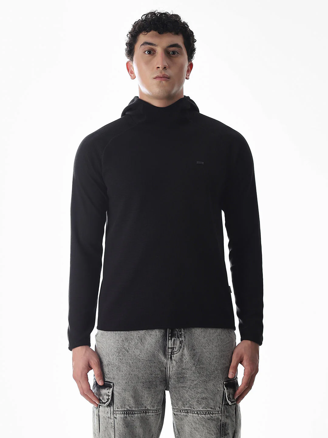 Black Hooded Sweatshirt - Image 8