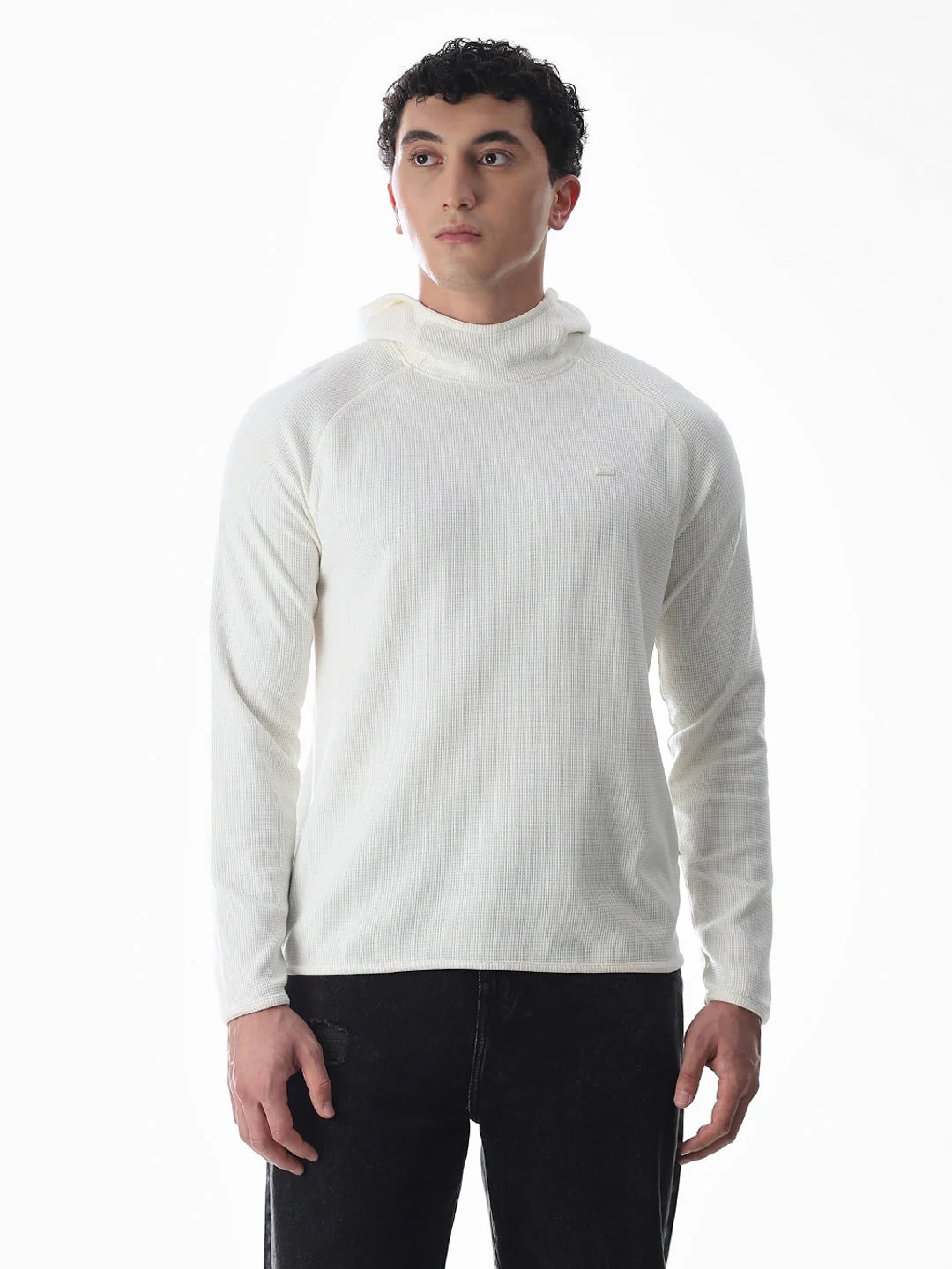 White Hooded Sweatshirt - Image 2