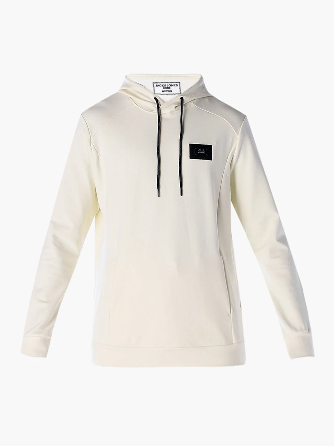 White Regular Fit Hoodie - Image 7