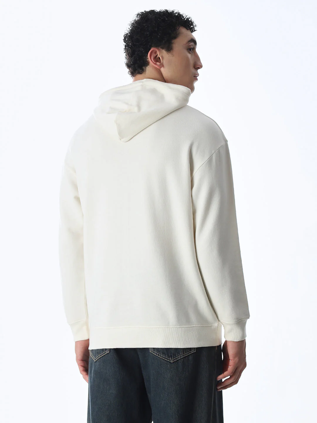 Printed Hooded Oversized Sweatshirt - Image 4