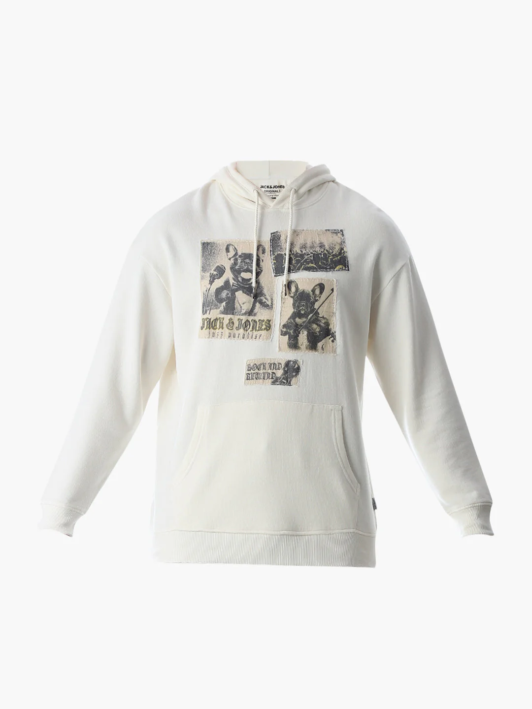Printed Hooded Oversized Sweatshirt - Image 7
