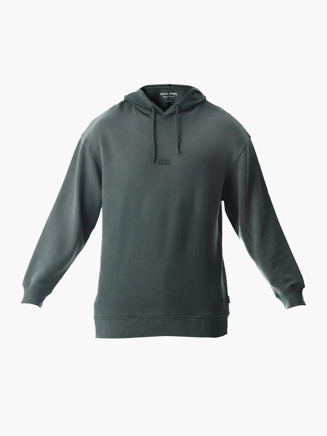 Light Wash Hooded Oversized Sweatshirt - Green - Image 7