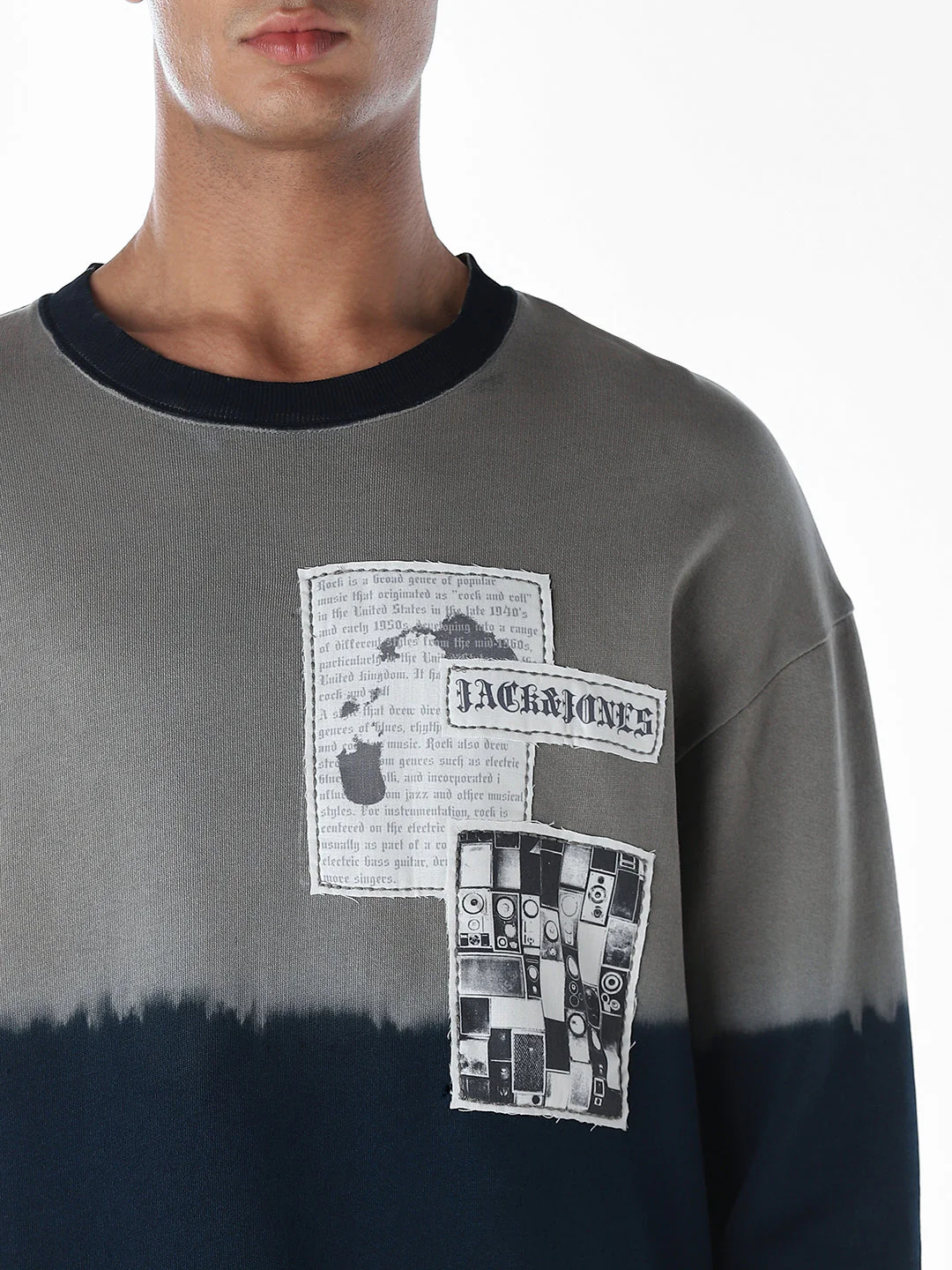 Printed Colourblocked Sweatshirt - Image 5