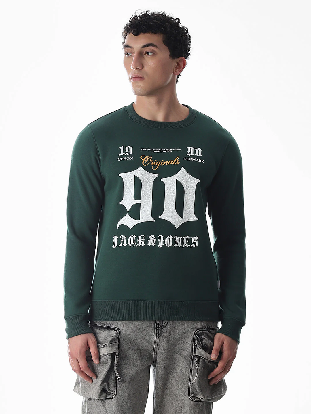 Green Printed Sweatshirt - Image 2