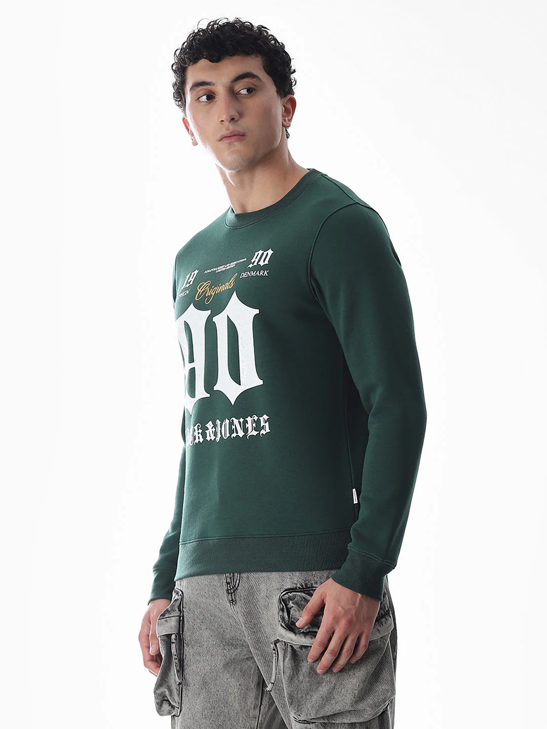 Green Printed Sweatshirt - Image 3