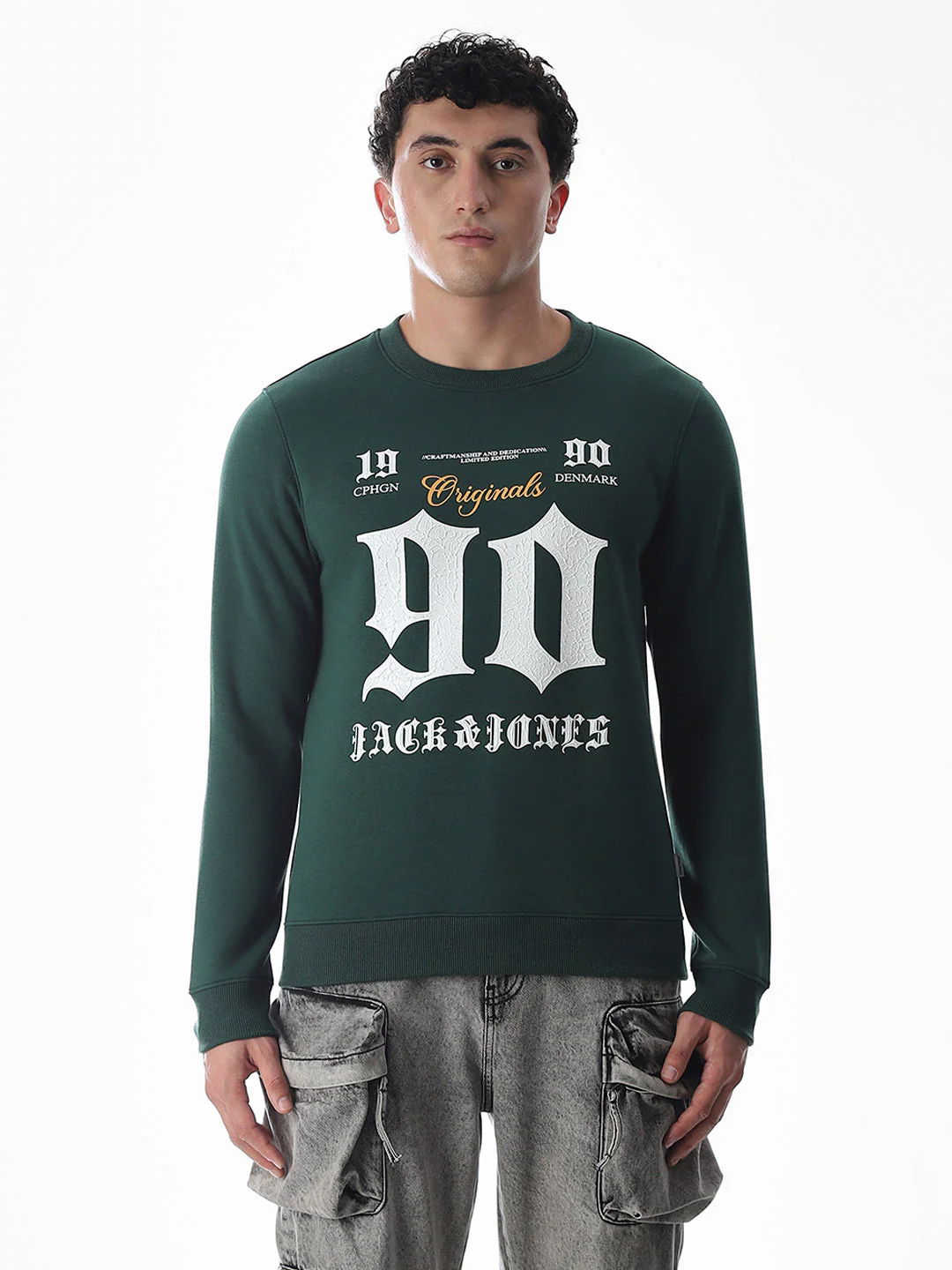 Green Printed Sweatshirt - Image 8