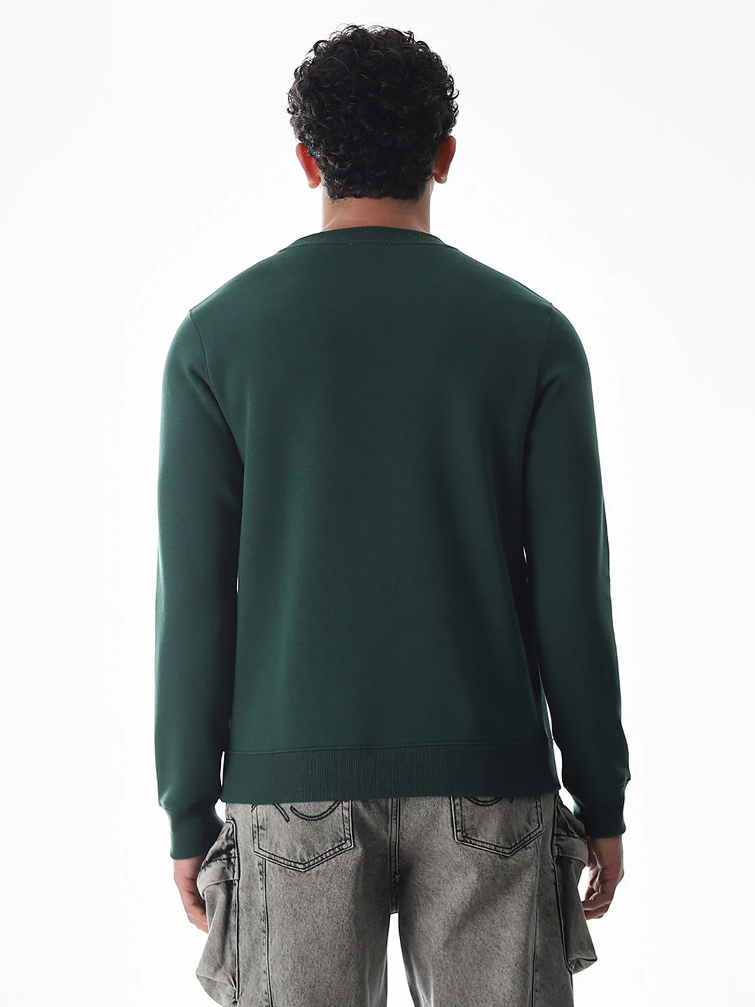 Green Printed Sweatshirt - Image 9