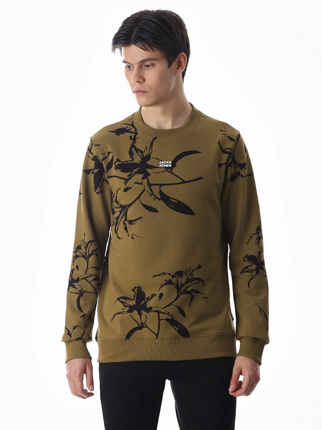Golden Brown Printed Sweatshirt - Image 2