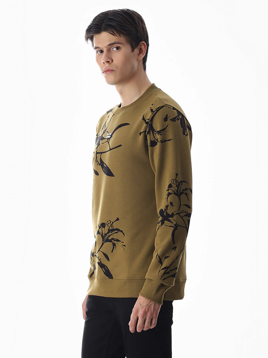 Golden Brown Printed Sweatshirt - Image 3