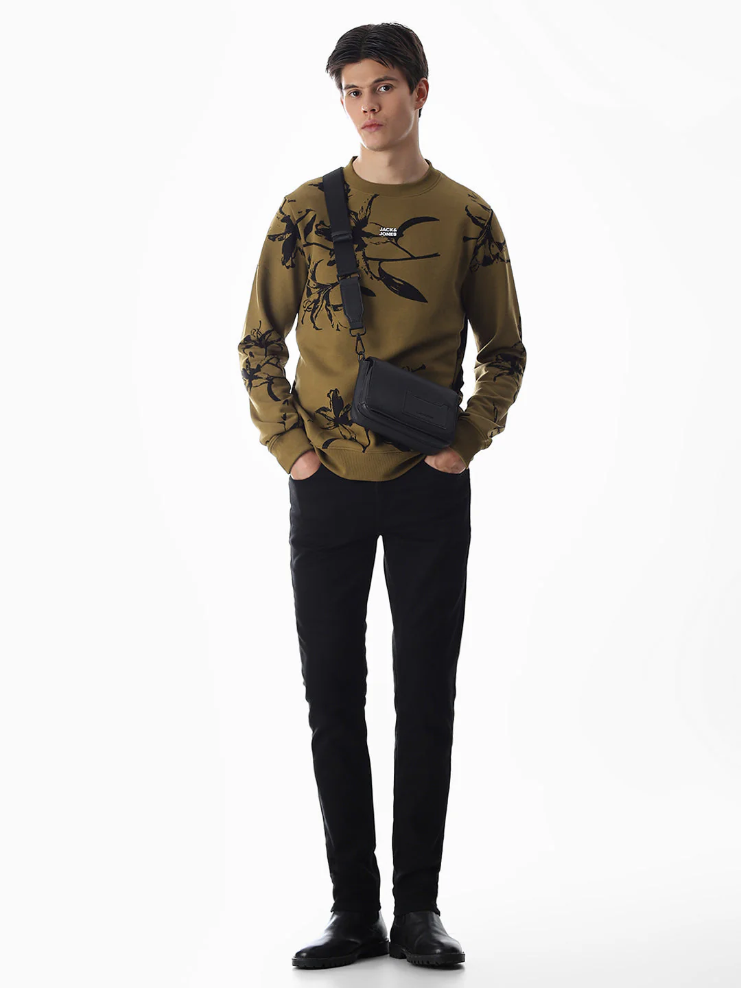 Golden Brown Printed Sweatshirt - Image 6