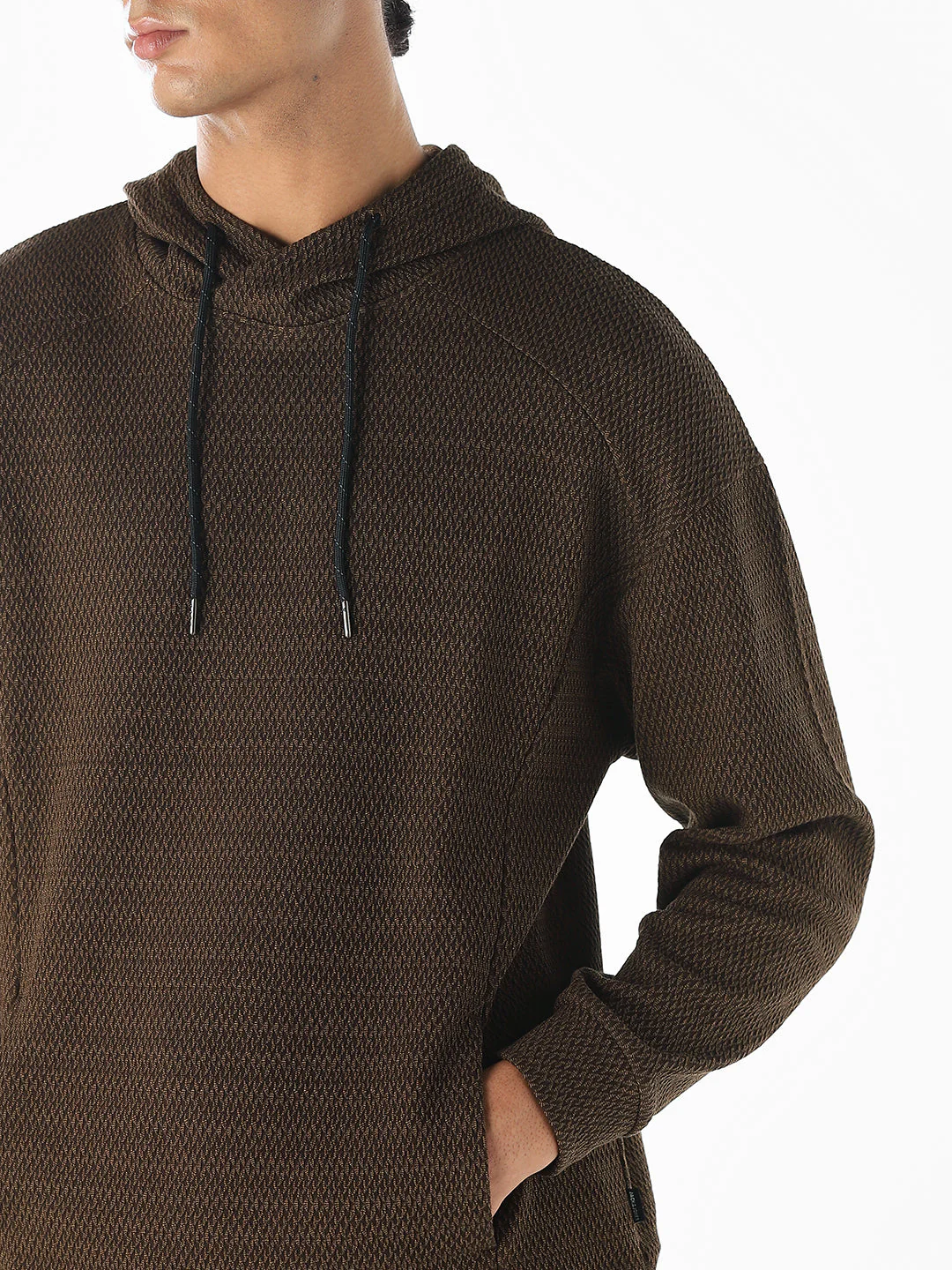 Knitted Hooded Oversized Sweatshirt - Image 5