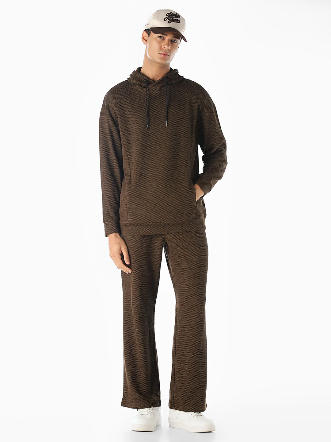 Knitted Hooded Oversized Sweatshirt - Image 6