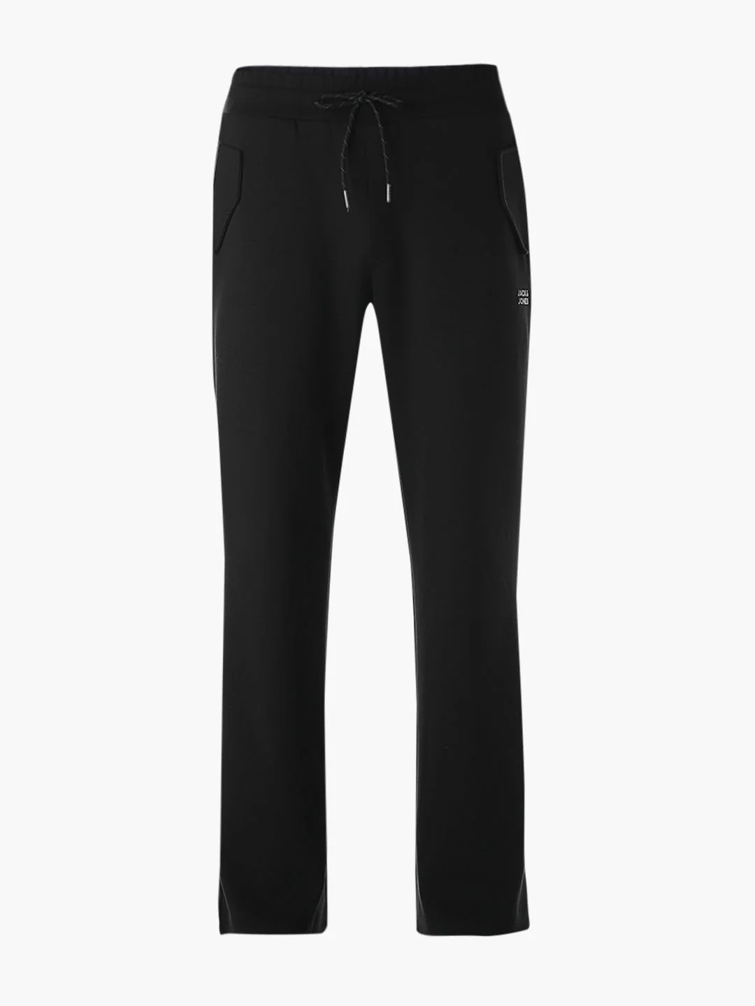 Black Drawstring Regular Fit Sweatpants - Image 6
