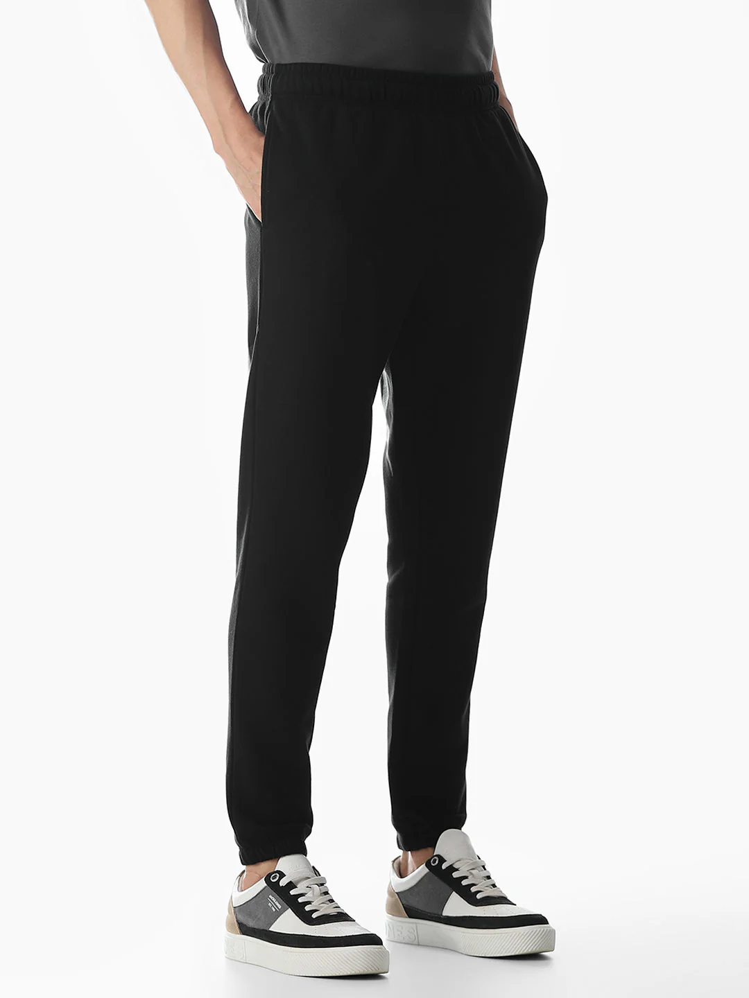 Black Typographic Sweatpants - Image 2