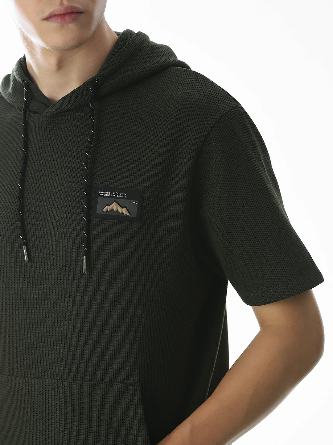 Dark Olive Hooded Sweatshirt - Image 5